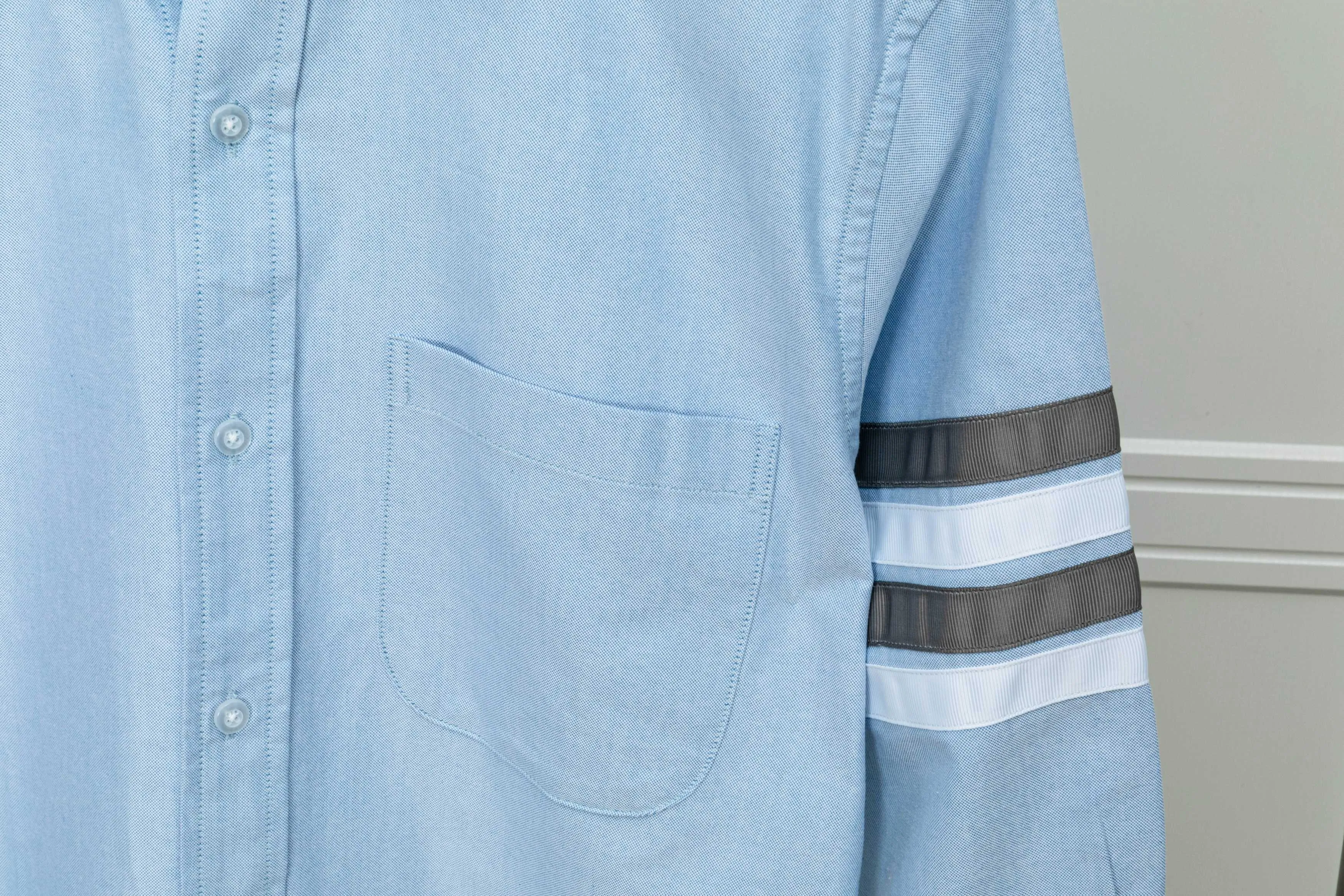 THOM BROWNE Classic ， Quality。 ：Blue White Sizes：0-4